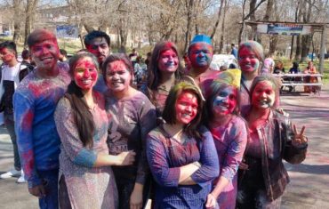 Indian Holi festival in Armenia