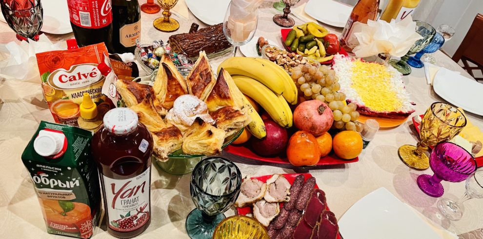 Traditional dinner with Armenian family, cooking masterclass