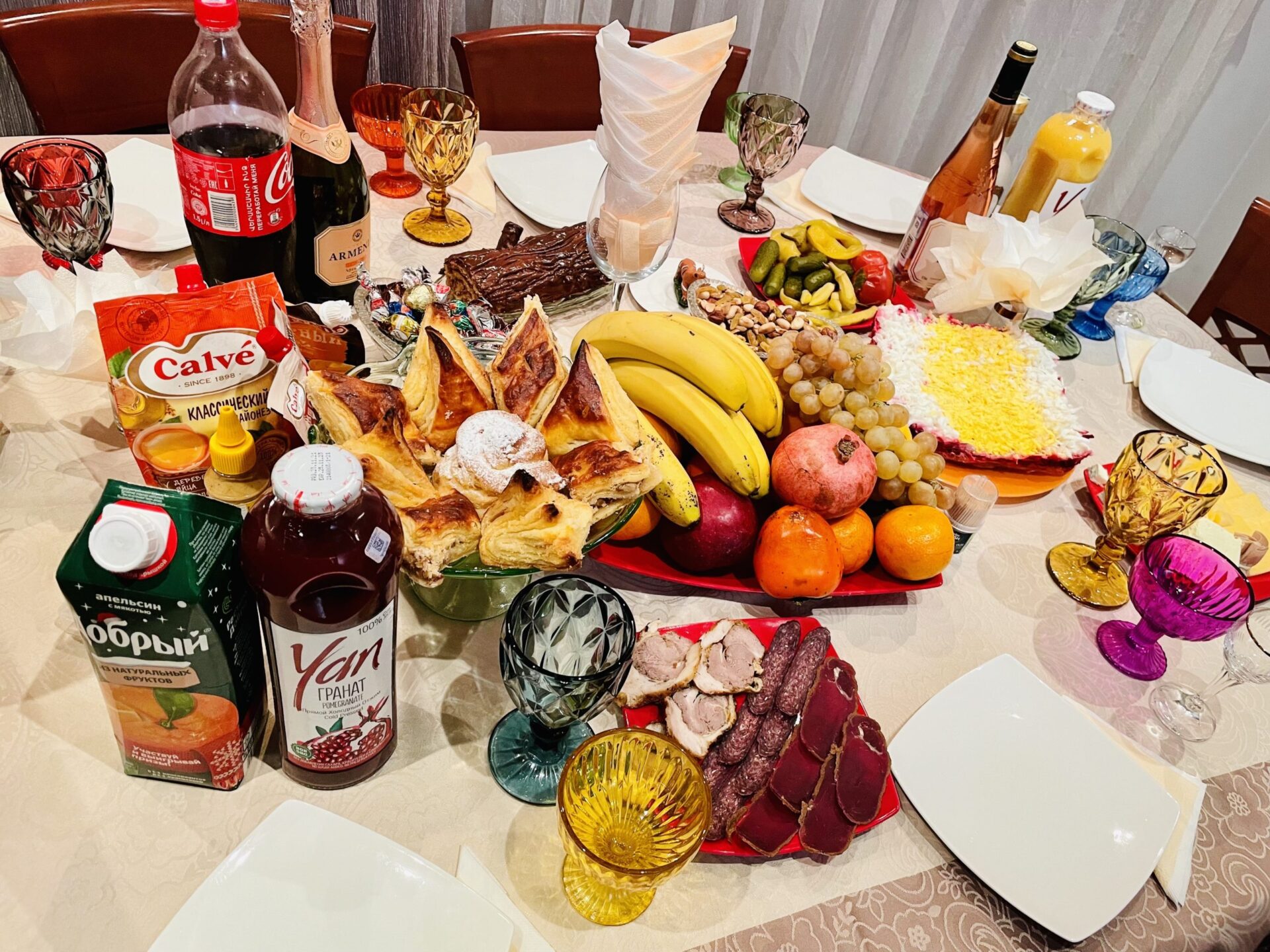 Traditional dinner with Armenian family, cooking masterclass