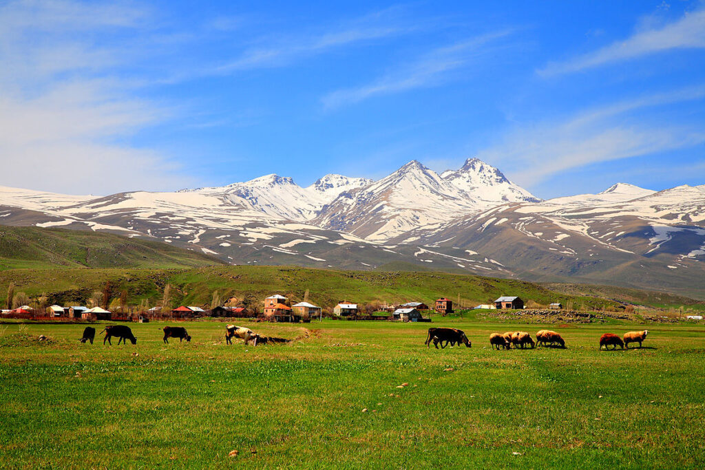 Trekking in Aragats mountain, Armenia